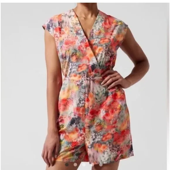 Athleta Marlow Floral Romper - Picture 4 of 11